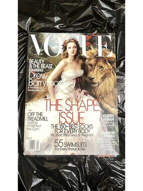 Vogue Magazine April 2005 Drew Barrymore - Damaged - Loose Pages
